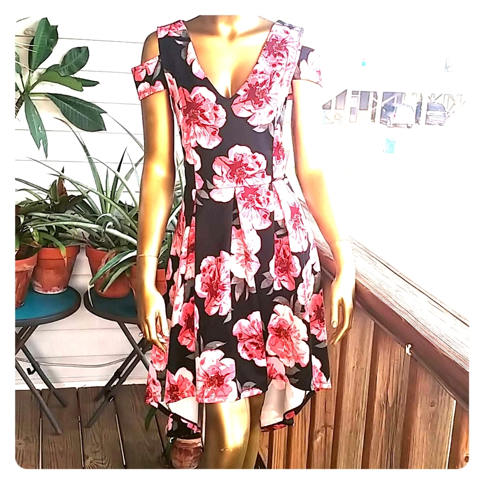 NWT Floral Pleated Dress